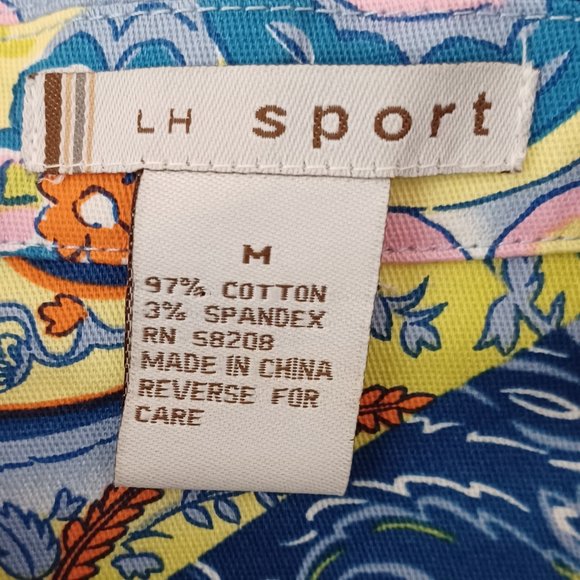 LH Sport Floral Paisley Jacket Size Medium - Picture 4 of 4